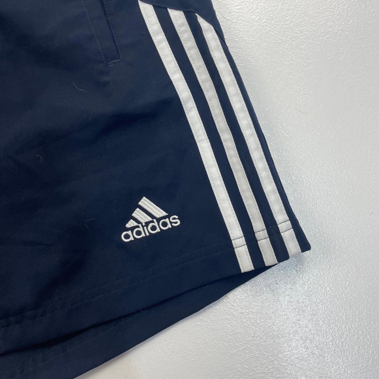 Adidas Activewear Shorts Elastic Waist Navy Blue Men's UK L