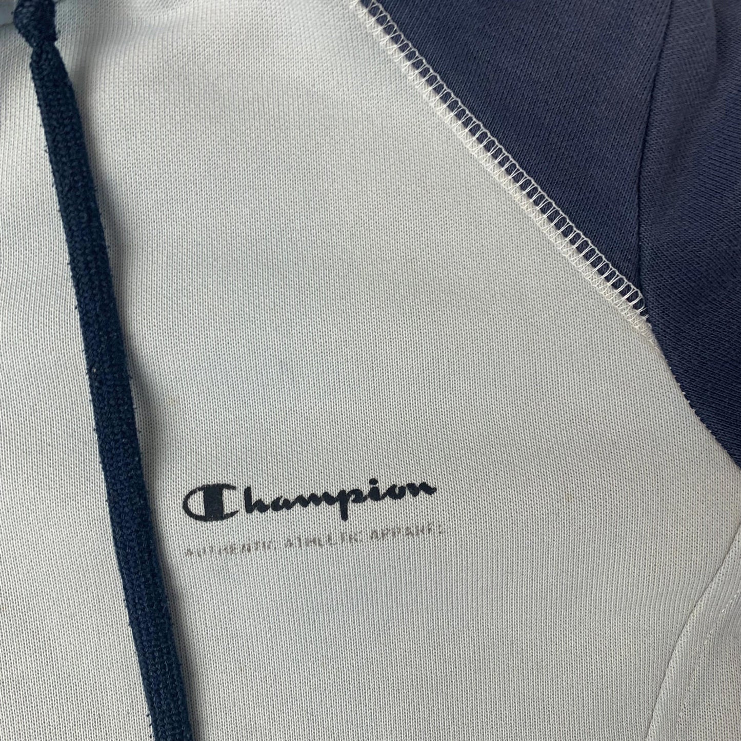 Girls CHAMPION Full Zip Hoodie / Blue / 13-14yrs