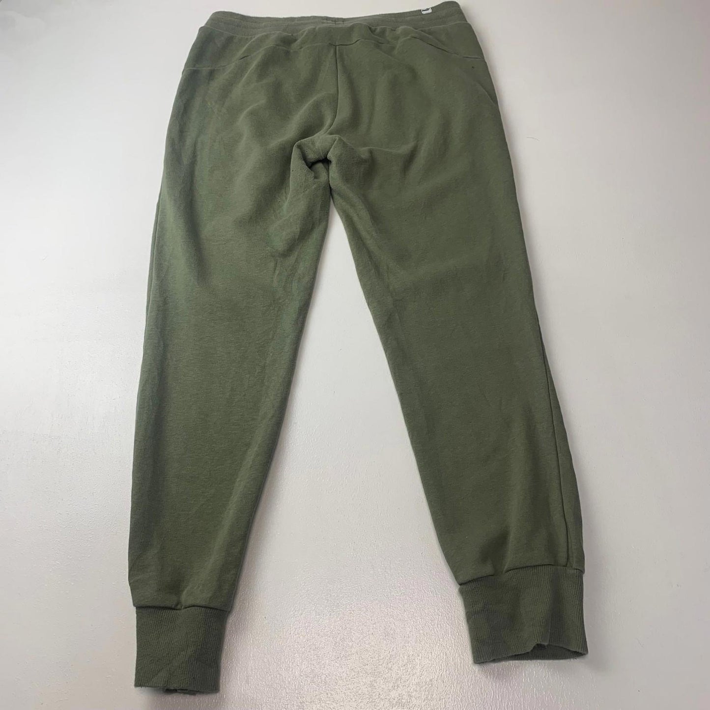 PUMA Jogger Track Pants Elastic Waist Green Women UK 14