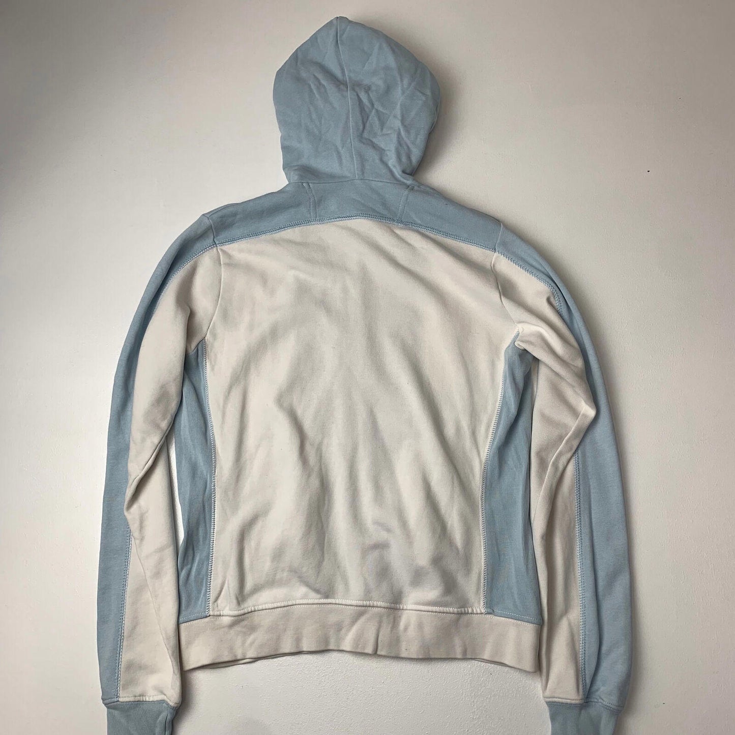 Women’s Cchampion Hoodie / Small / White & Baby Blue