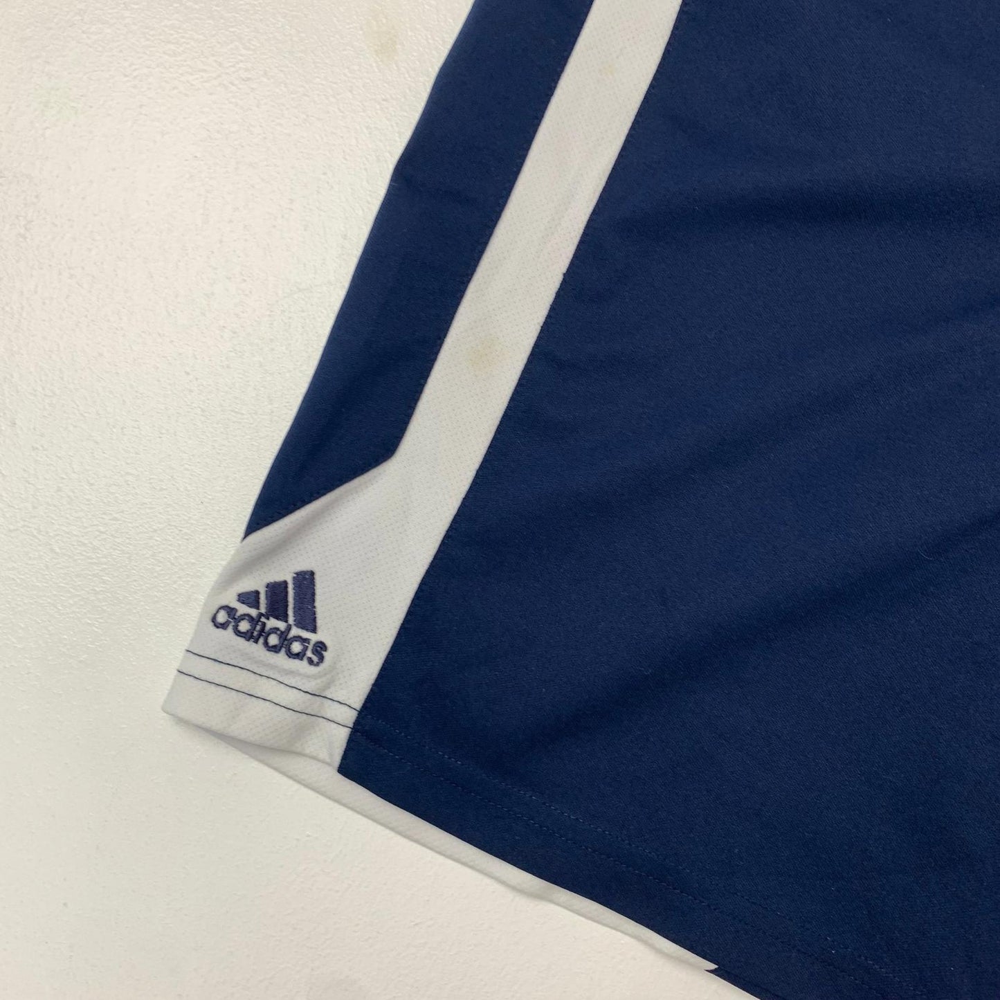 ADIDAS Boys Athletic Shorts Logo Blue Activewear XL 18/20
