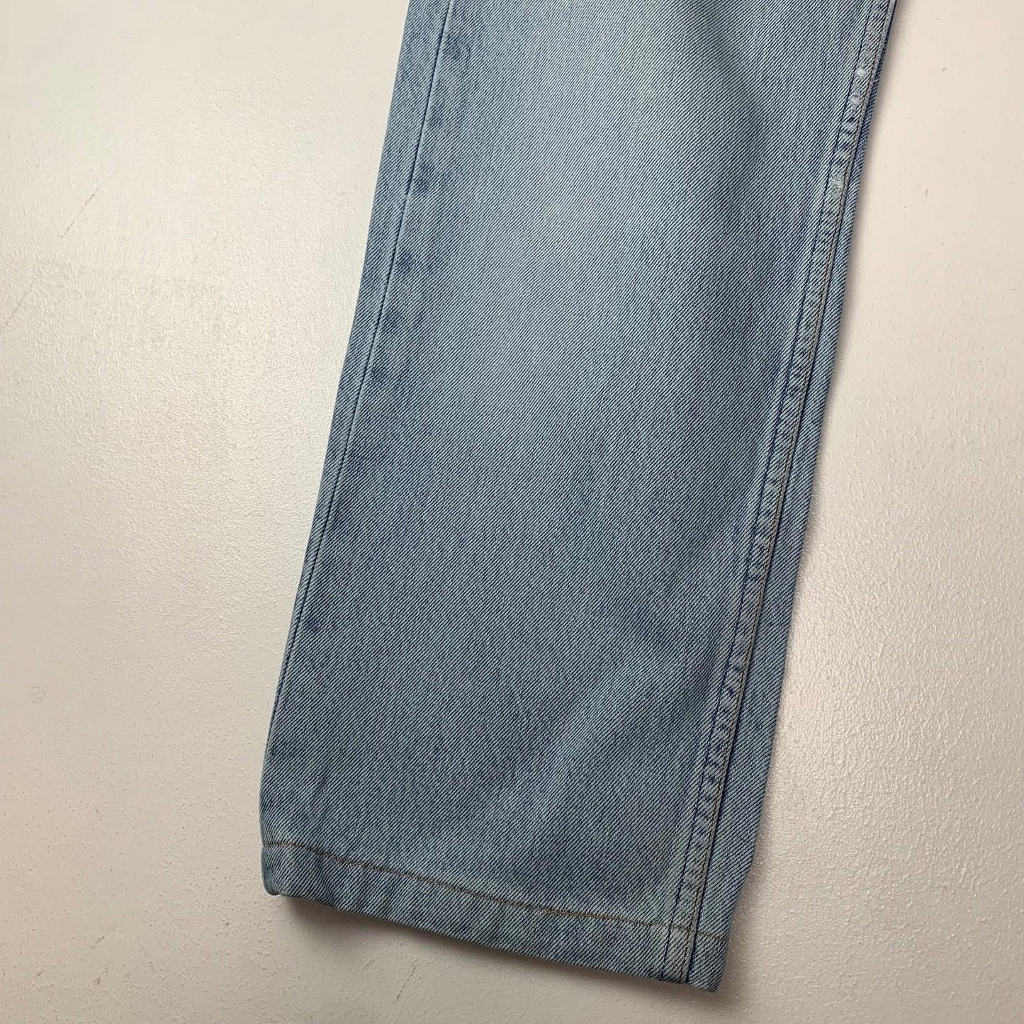 Levi's 550 Vintage Straight Leg Light Blue Jeans Mens 30 X 28