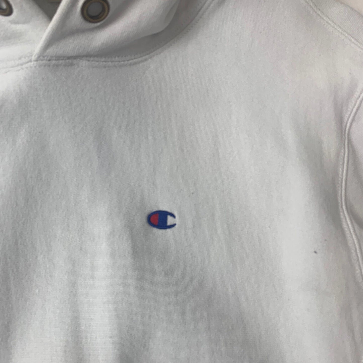 Women’s CHAMPION Reverse Weave Hoodie / White / XL