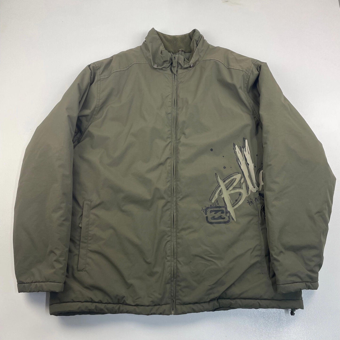 Men’s BILLABONG Padded Green Jacket , Size 2XL