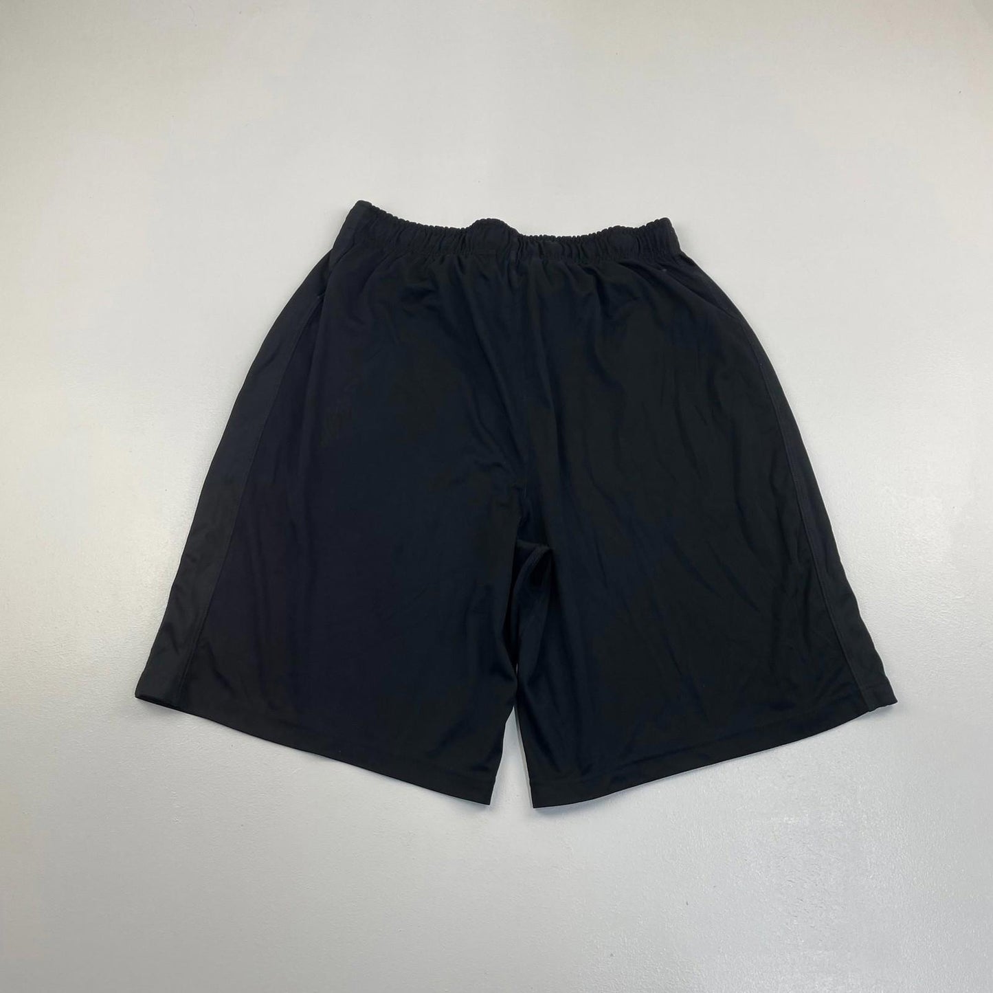 NIKE Dri-Fit Athletic Shorts Black Elastic Waist Sportswear Mens L