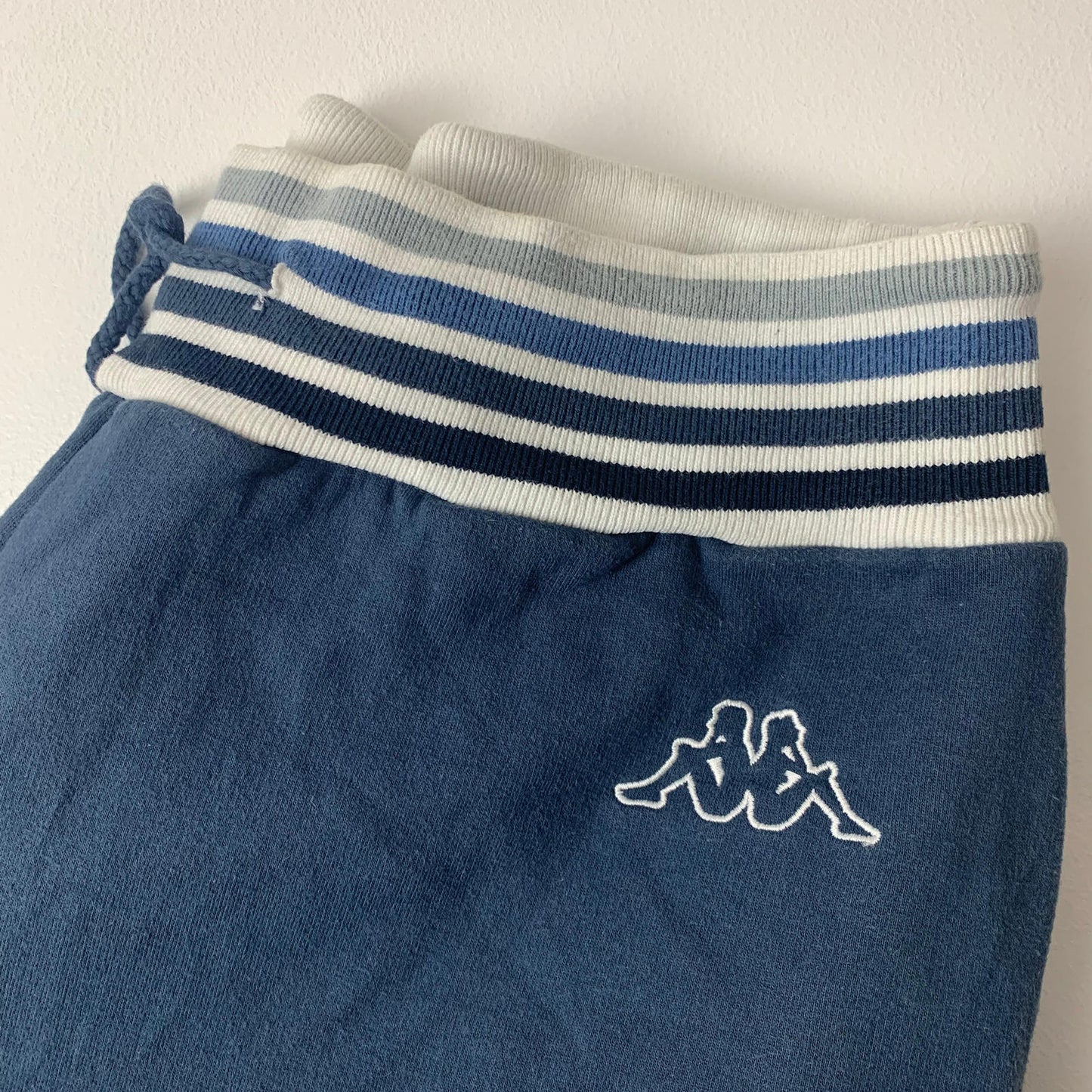 Women’s KAPPA Wide Fitting Thick Joggers / Blue / XL