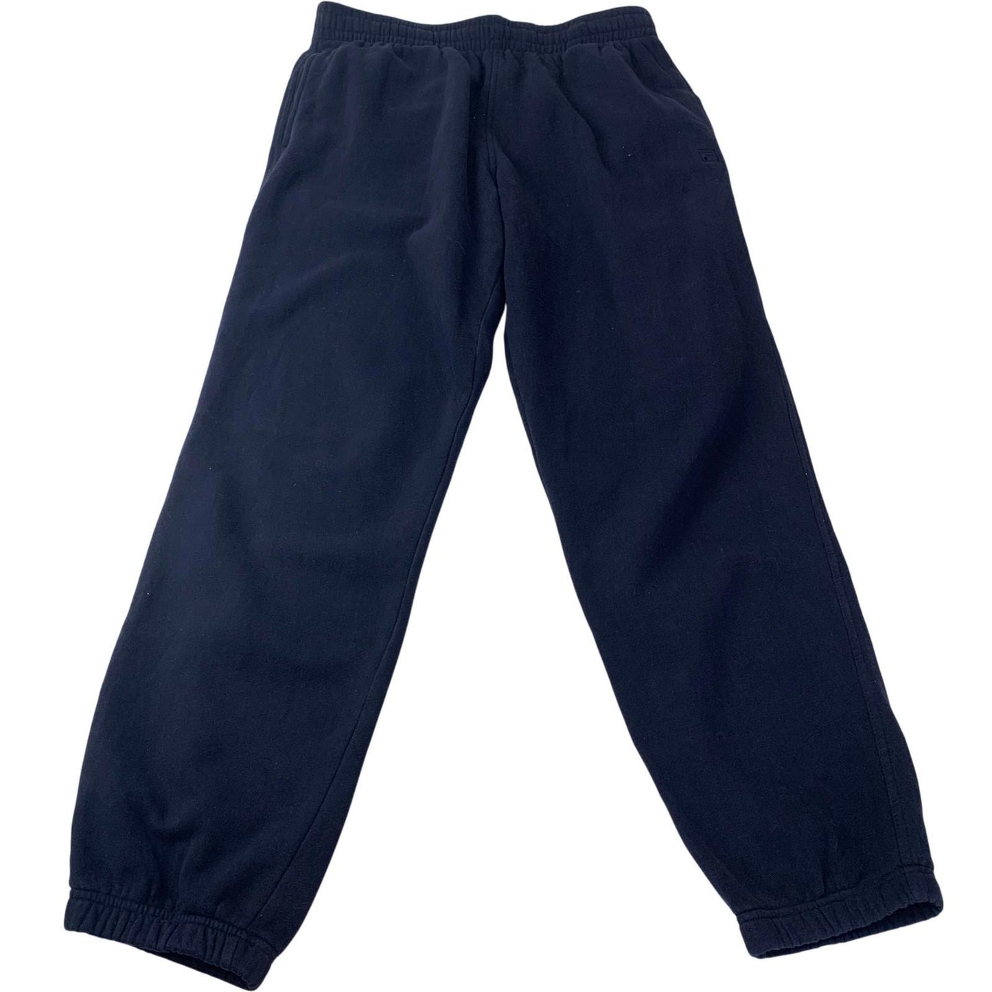 Fila Men's Jogger Sweatpants Dark Blue Casual Trousers Elastic Waist L