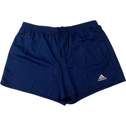 ADIDAS Aeroready Athletic Shorts Blue Breathable Activewear Women UK 16-18