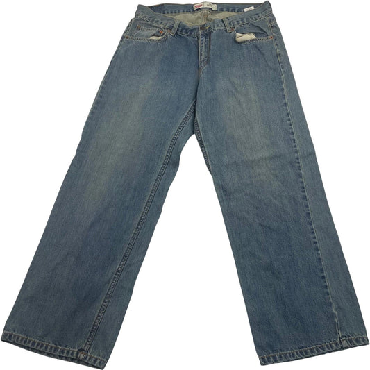 Levi's 550 Relaxed Fit Jeans Classic Blue Denim Men Size 34 x 28