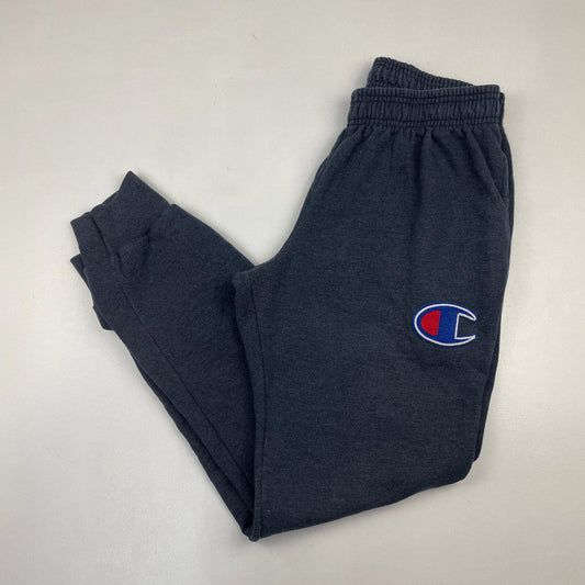Mens CHAMPION Blue Joggers , Big Logo , Size Medium