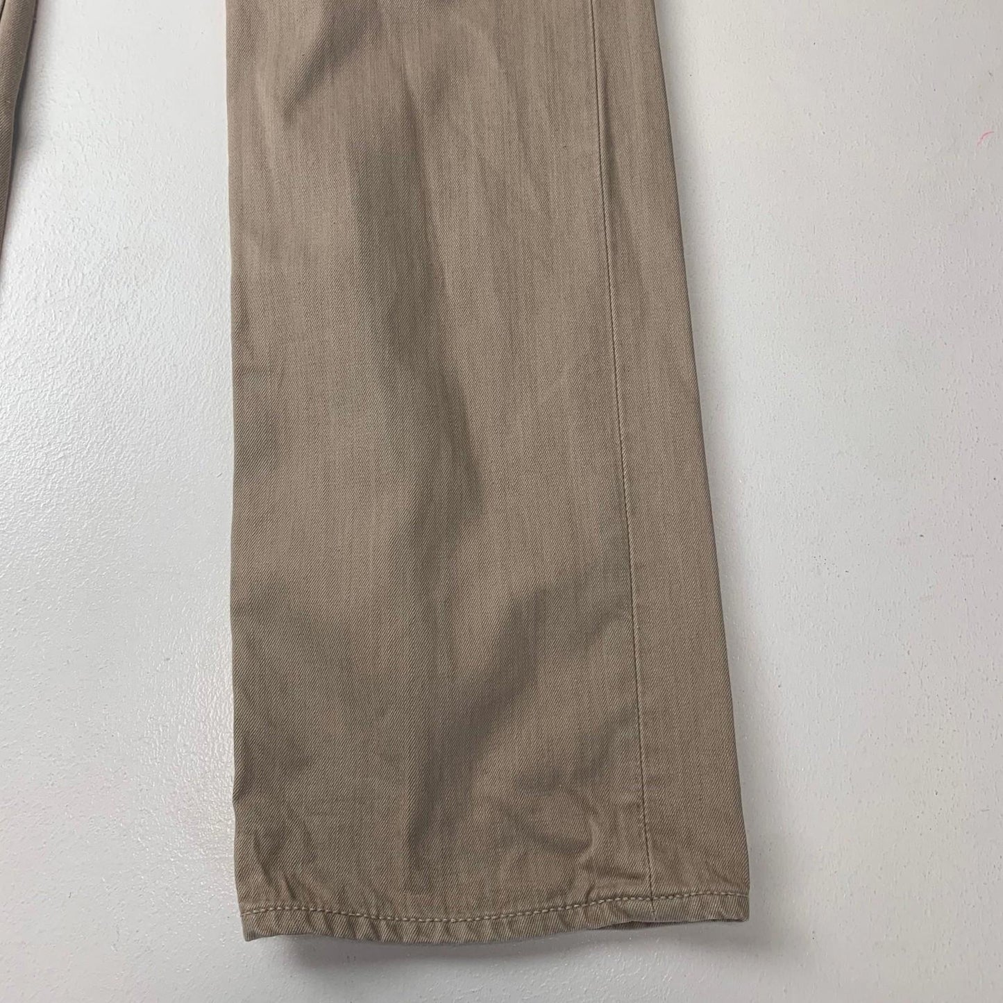 Levi's 501 Original Fit Straight Leg Beige Jeans Mens W31 L34