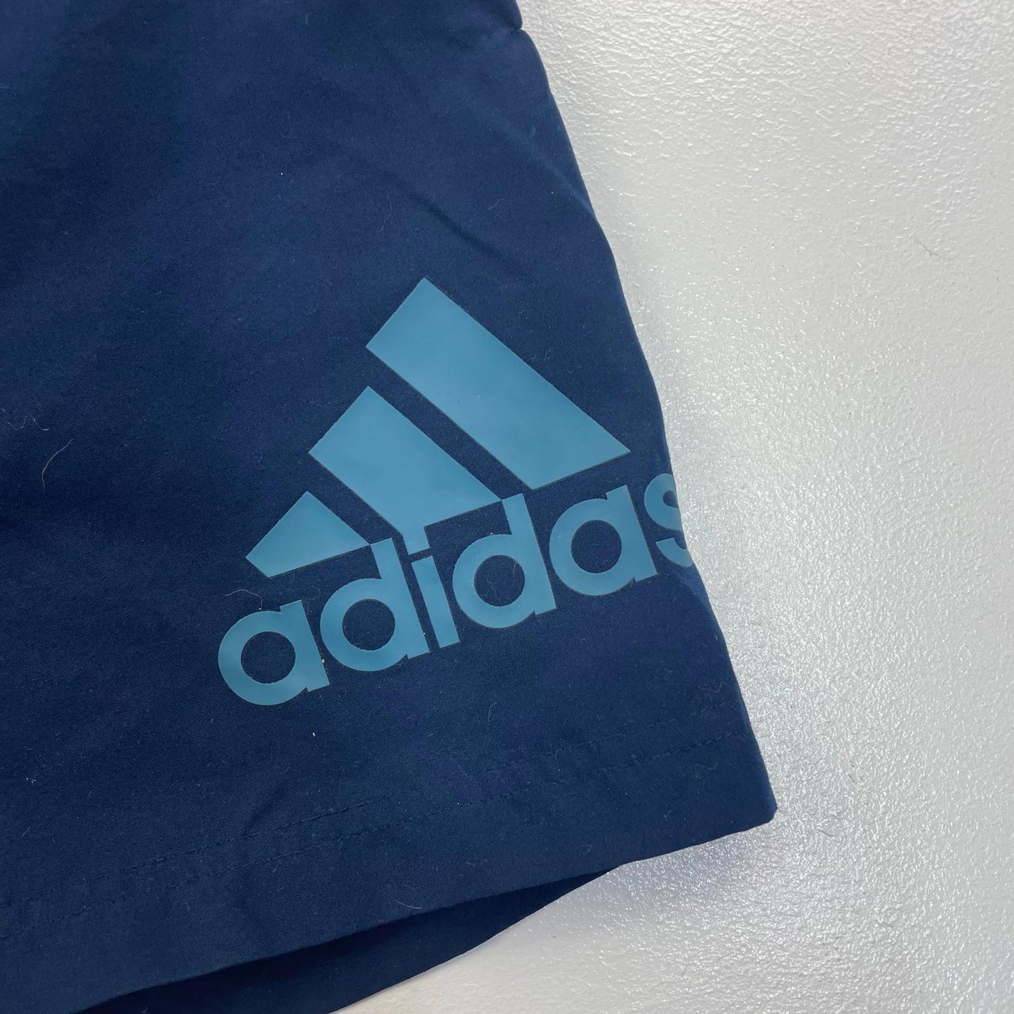 Adidas Athletic Shorts Blue Elastic Waist Drawstring Mens M