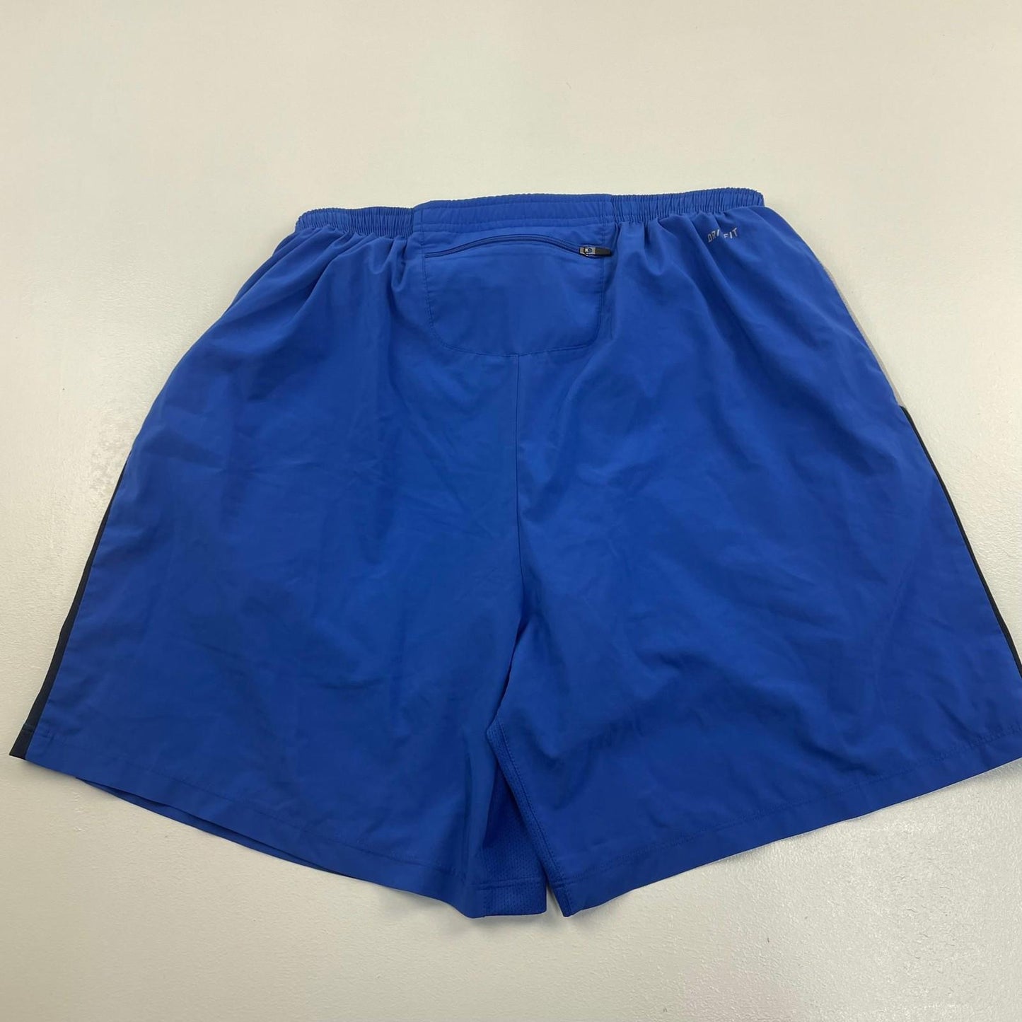 NIKE Dri-Fit Athletic Shorts Breathable Blue Mens XL