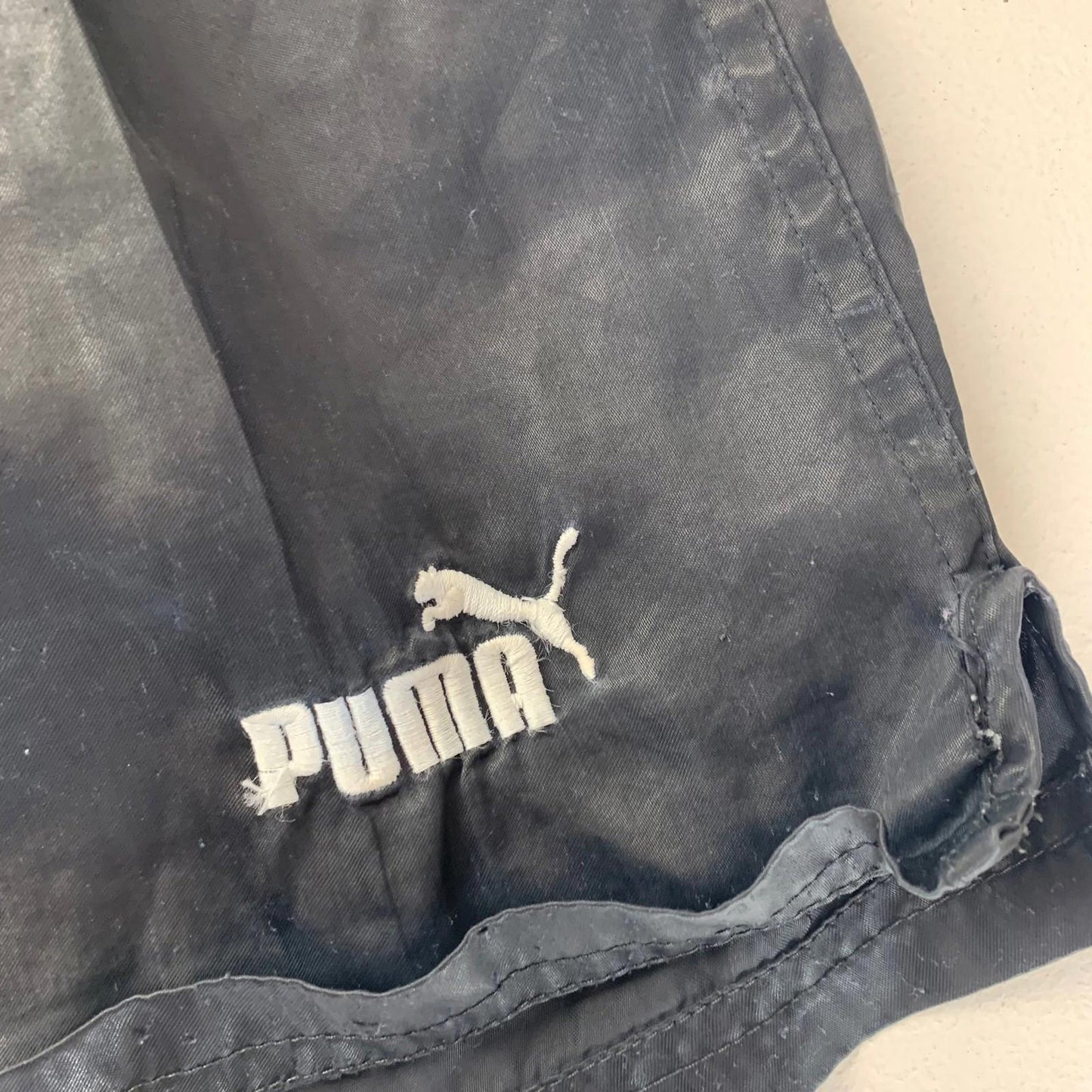 PUMA Track Shorts Elastic Waist Sporty Black Women XS