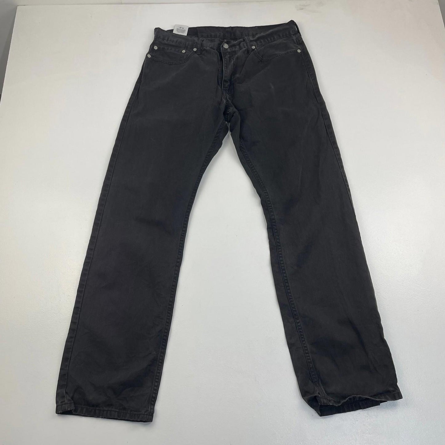 LEVI'S 514 Straight Leg Jeans Black Denim Womens Size 32 x 32