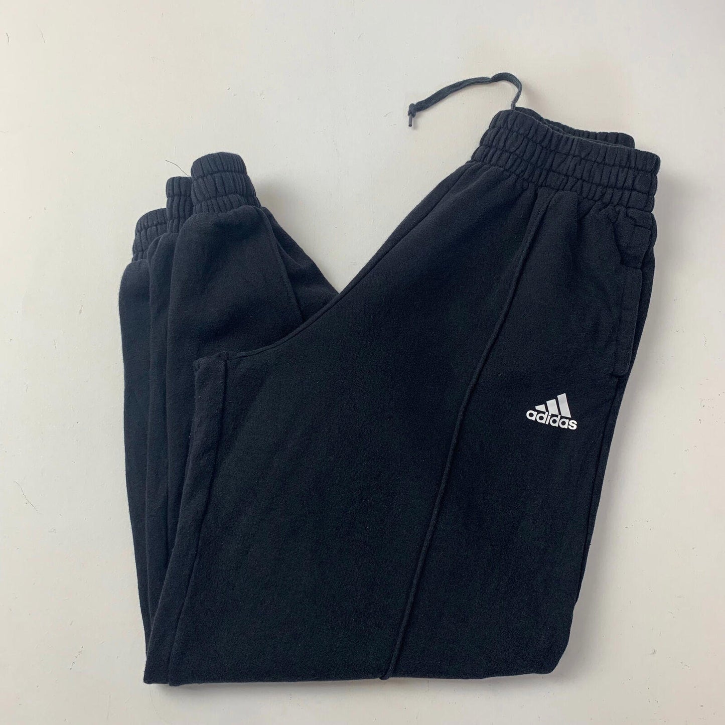 Womens ADIDAS joggers / Black / XS / Uk 4-6 / Baggy Wide Fit / Pleated
