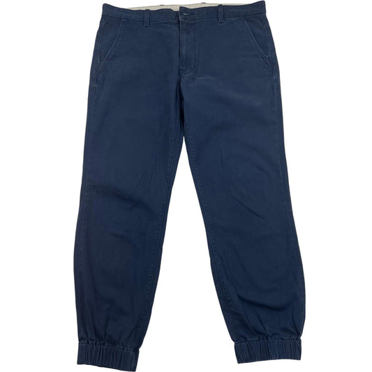 Levi's Jogger Trousers Casual Elastic Cuff Blue Mens W36 L32