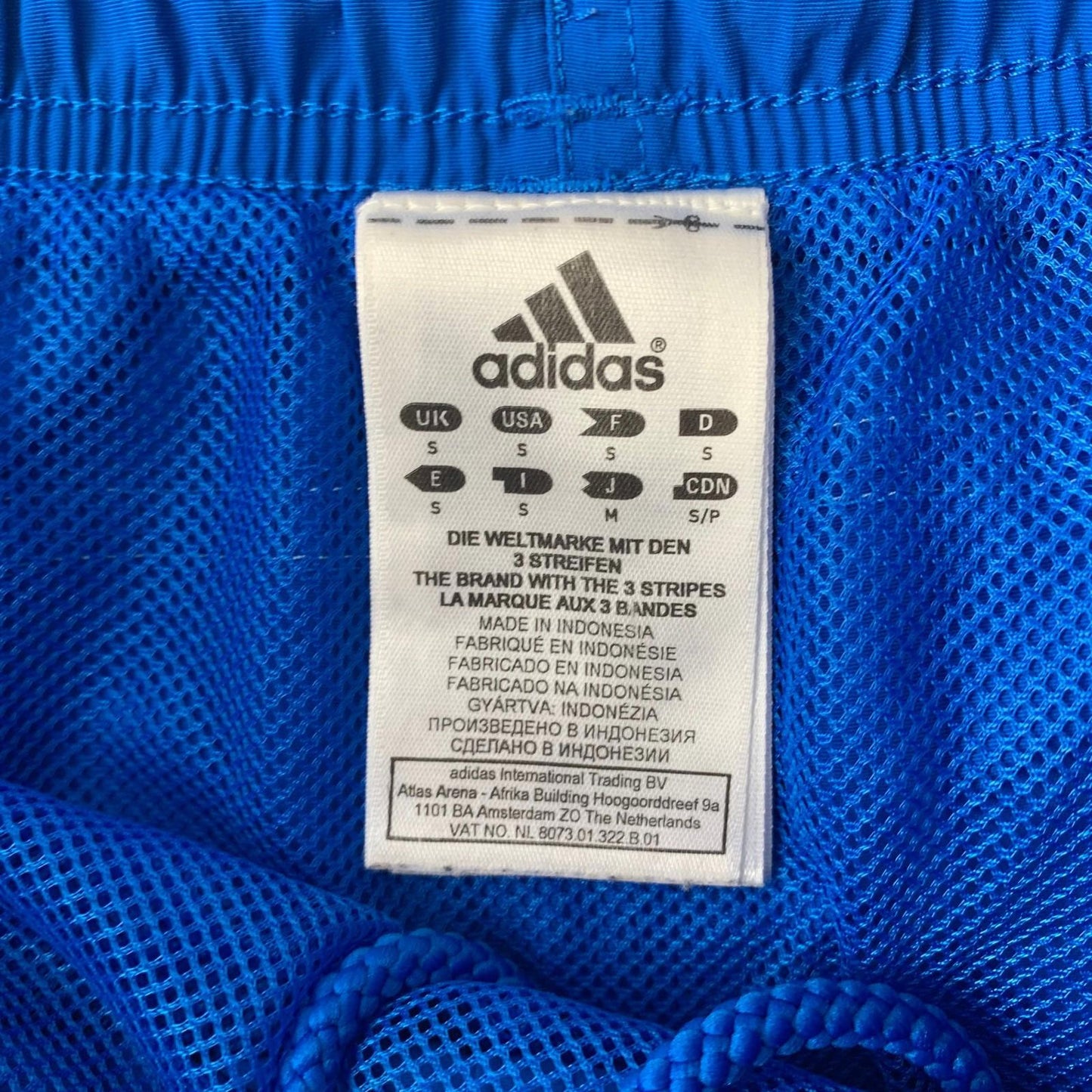 Adidas Swim Shorts Quick Dry Elastic Waist Blue Mens S UK Size