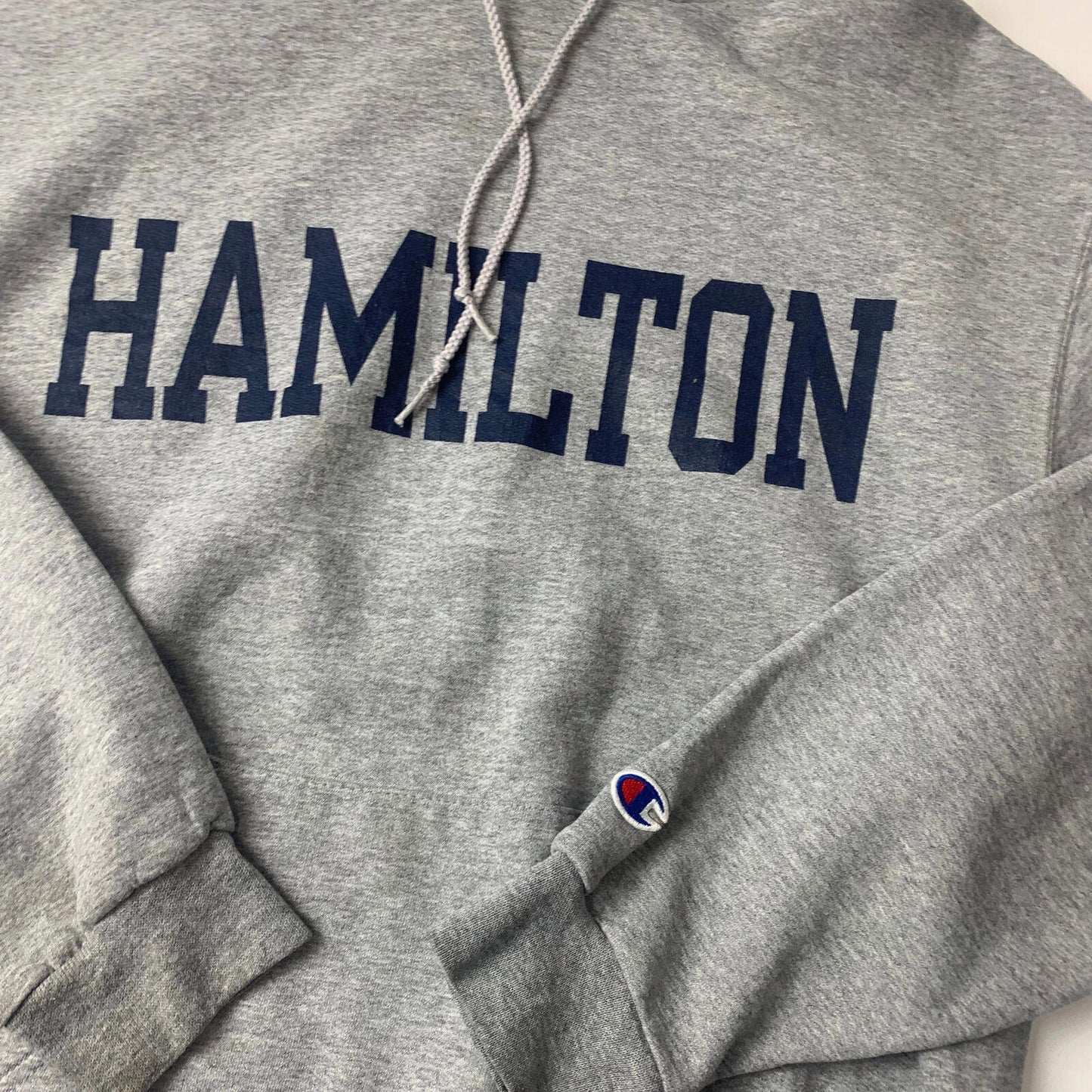 Women’s CHAMPION Hoodie / Hamilton / Grey / Medium / USA Hoodie