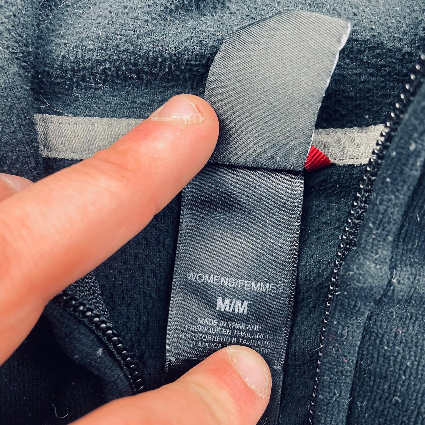 THE NORTH FACE Hoodie Full Zip Black Outdoor Warm Women's M