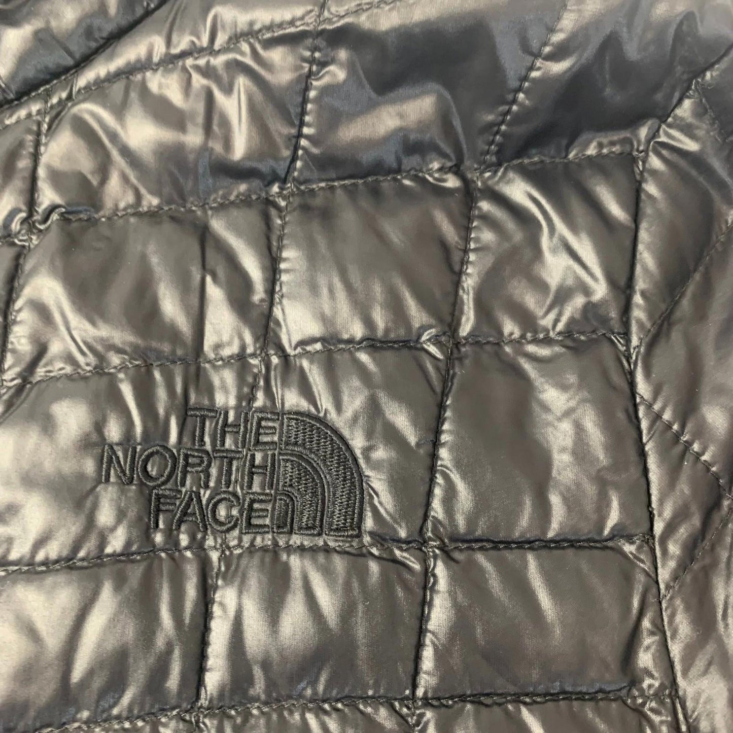 The North Face Thermoball Puffer Jacket Quilted Black Womens Large