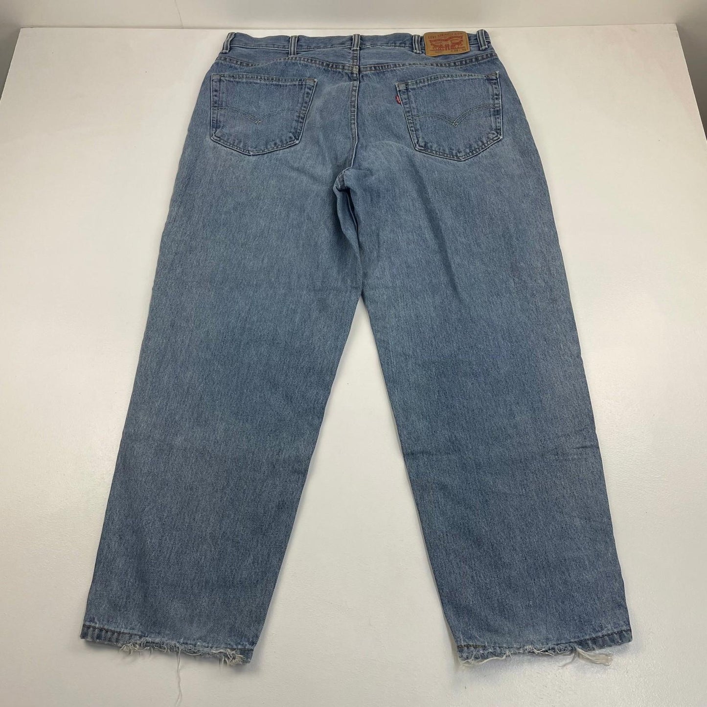 LEVI'S 560 Jeans Relaxed Fit Light Wash Blue Denim Mens W38 L30