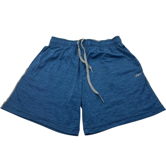 Reebok Athletic Shorts Lightweight Moisture Wicking Blue Mens Small