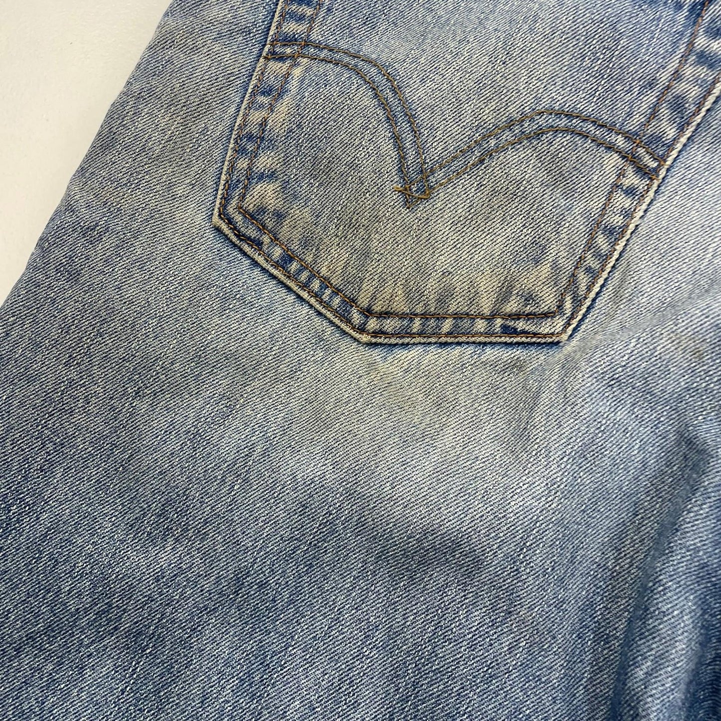 Levi's 516 Jeans Straight Leg Vintage Wash Blue Denim Mens W34 L34