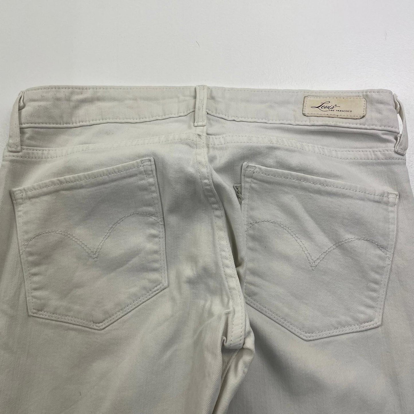 Levi's Demi Curve Skinny Jeans Ivory Women UK 8