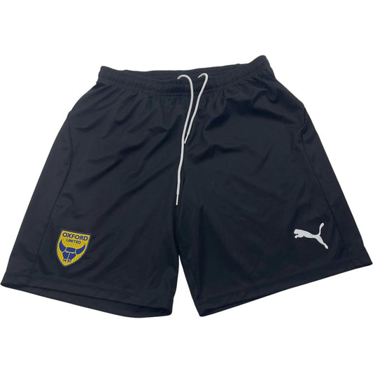 Puma Oxford United Activewear Shorts Drawstring Black Mens Medium