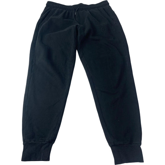 Puma Activewear Jogger Sweatpants Embossed Logo Black Men's L