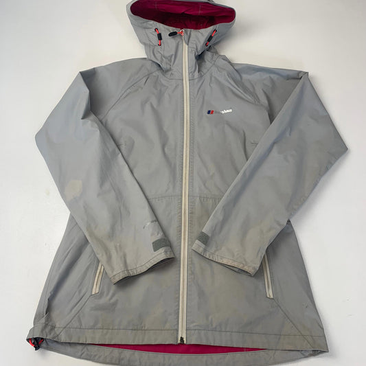 Women’s BERGHAUS HydroShell Jacket / Light Grey / Uk12 / Medium / Hiking