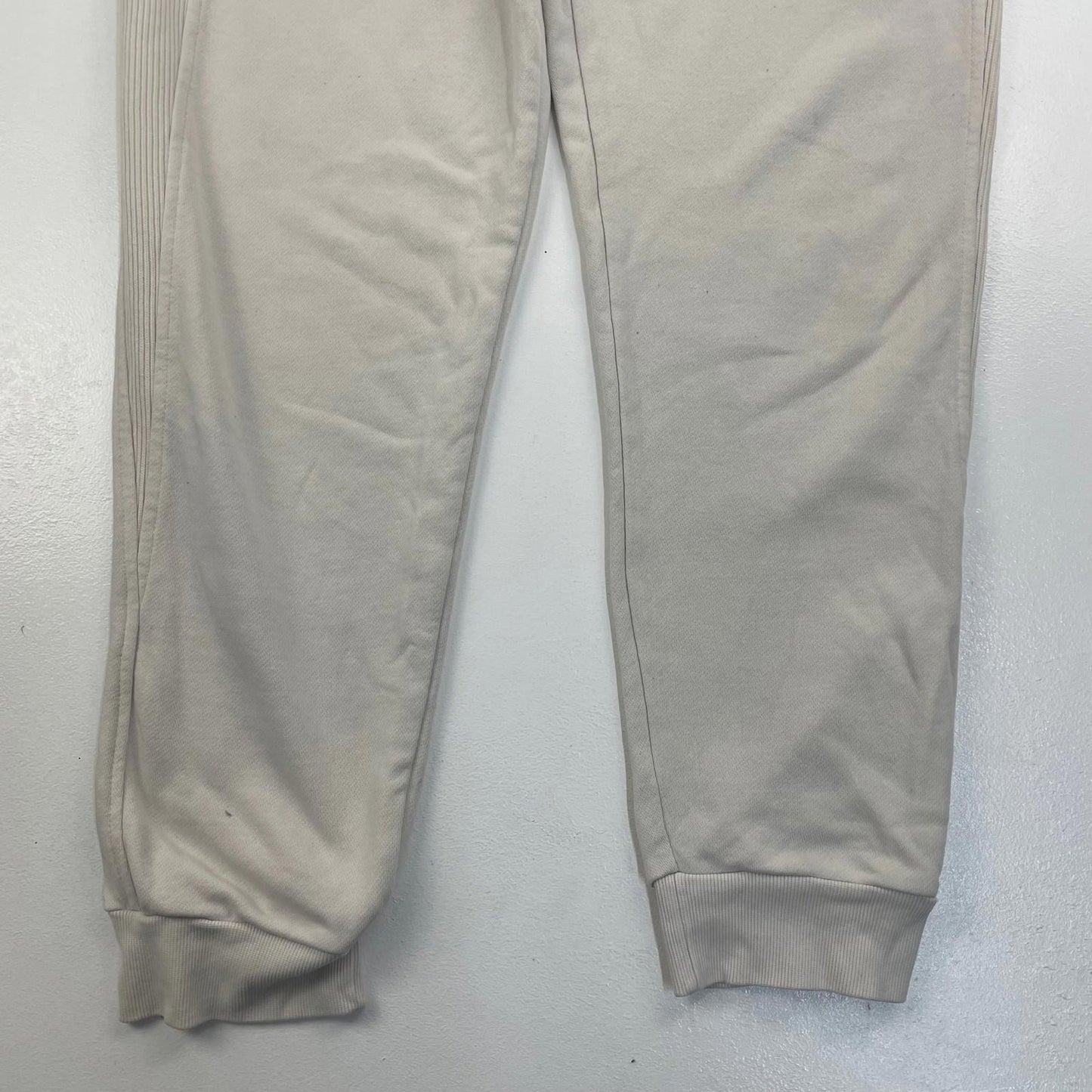 Adidas Jogger Trousers Casual Beige Athletic Women L