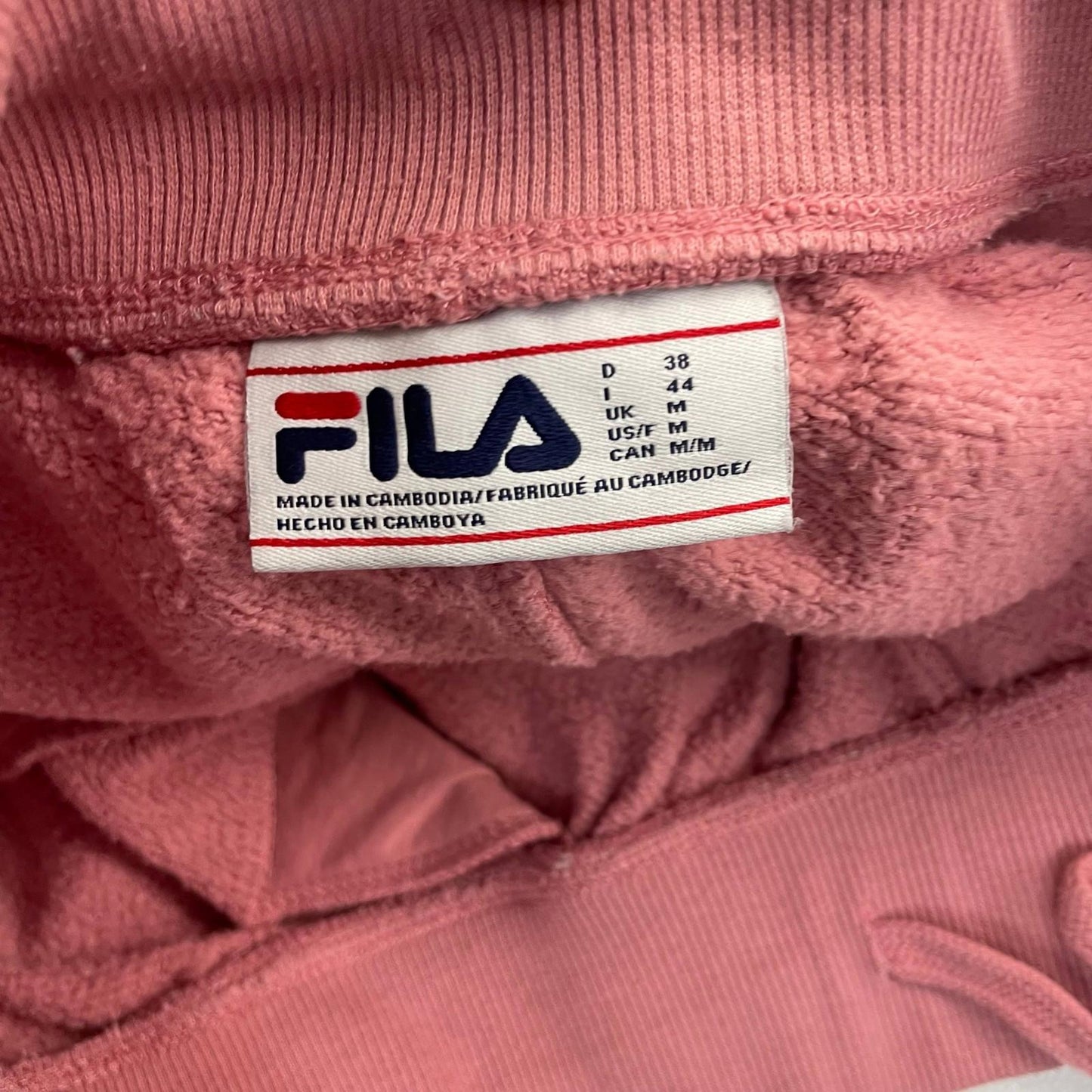 Fila Jogger Trousers Comfort Stretch Pink Womens UK M