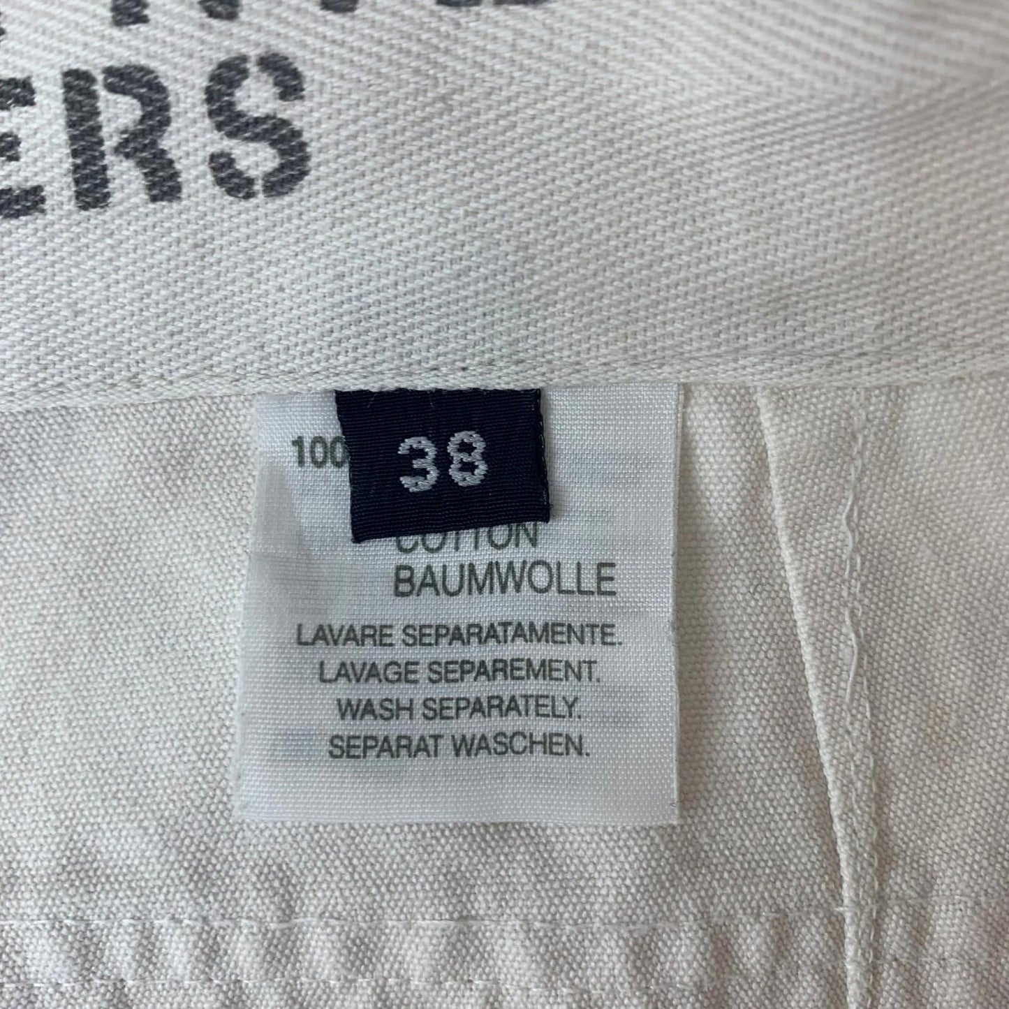 Murphy & Nye Sailmakers Cargo Shorts Sailcloth White Mens W38