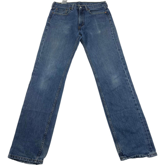 LEVI'S 505 Jeans Straight Regular Fit Blue Denim Classic Mens W32 L36