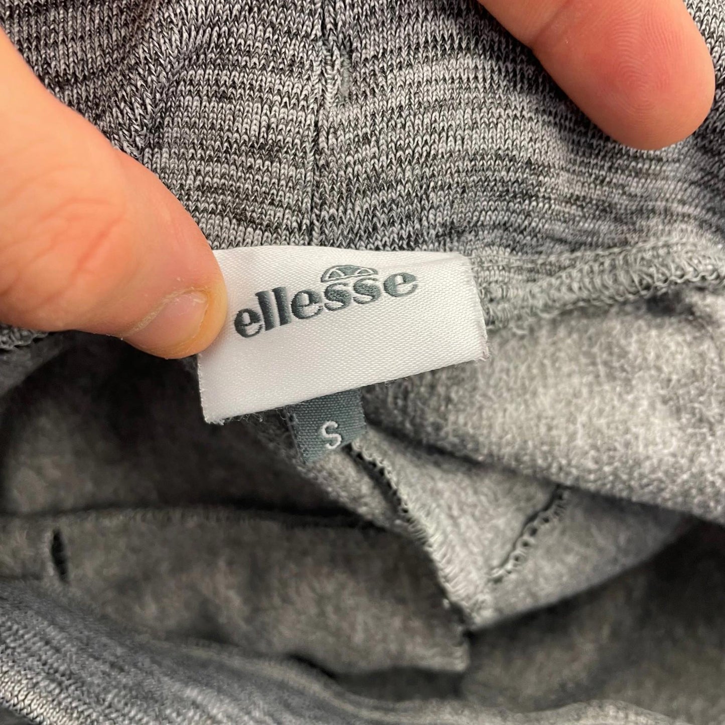 Ellesse Jogger Sweatpants Activewear Heathered Grey Mens Small
