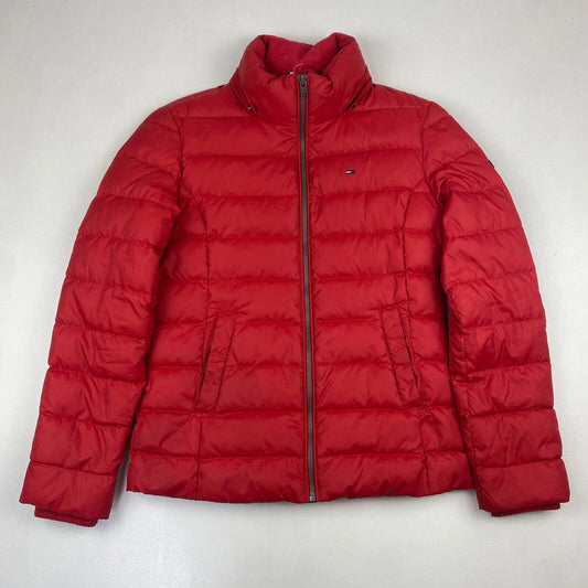 Women’s RED Tommy Hilfiger Puffer Jacket , Size Small