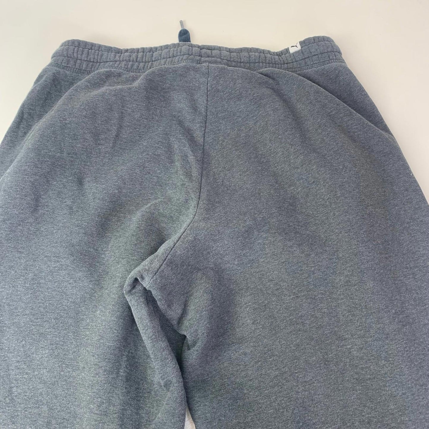 Puma Track Pants Casual Fleece Lined Grey Joggers Mens Large L