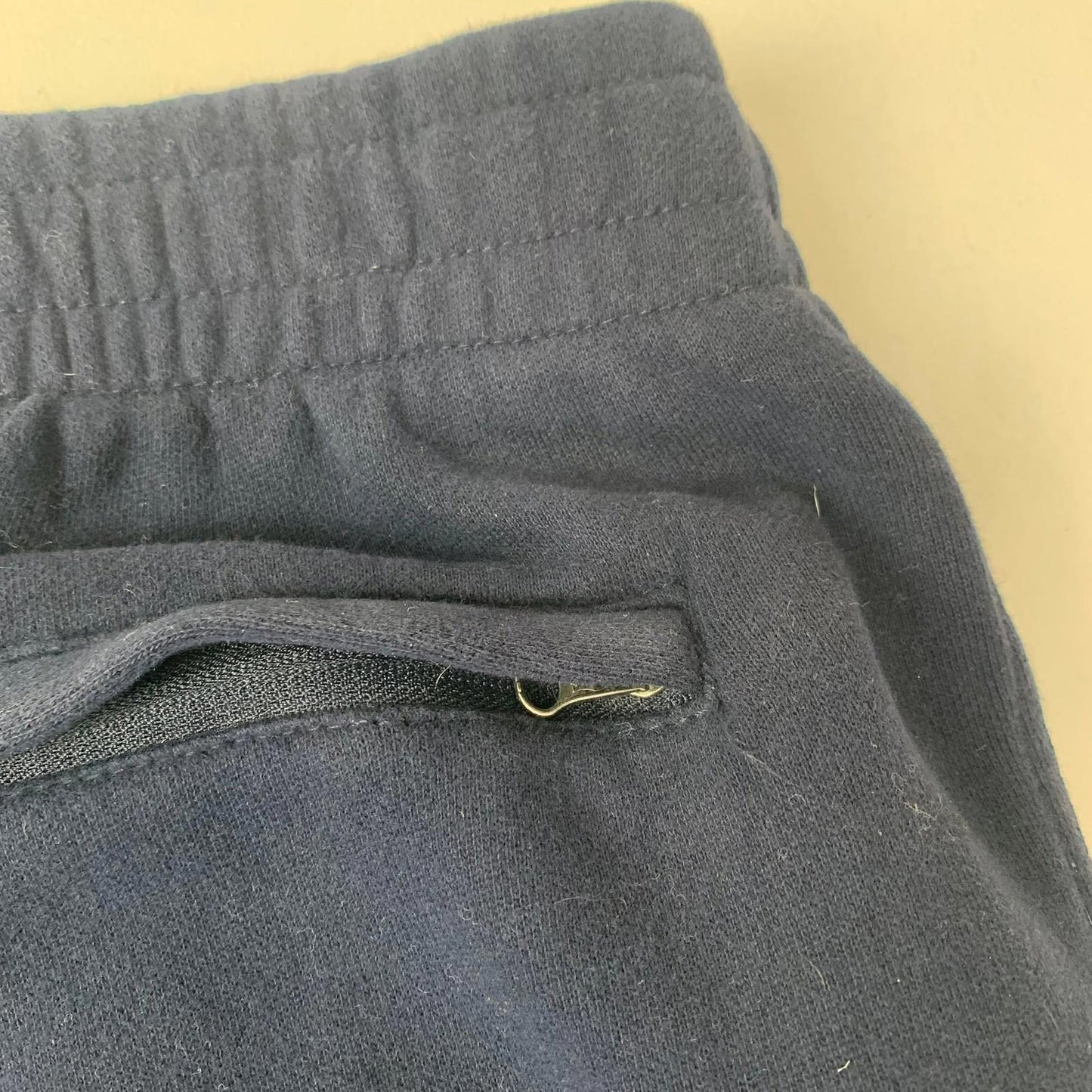 Fila Men's Jogger Sweatpants Dark Blue Casual Trousers Elastic Waist L