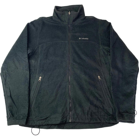 Columbia Interchange Fleece Jacket Black Full Zip Warm Womens M