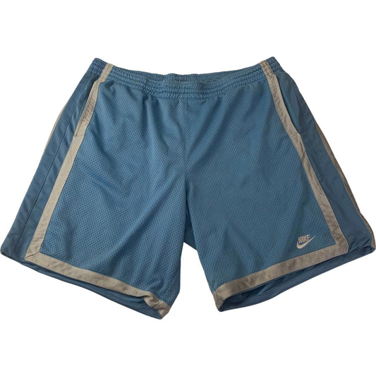 Nike Basketball Shorts Mesh Blue Sport Casual Mens XXL