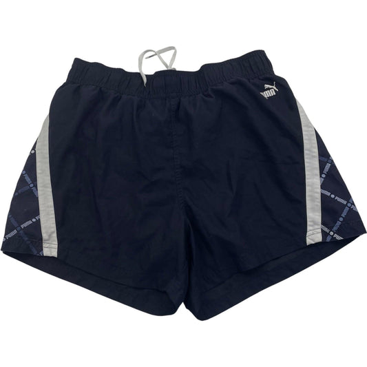Puma Activewear Shorts Athletic Mesh Drawstring Blue Mens M