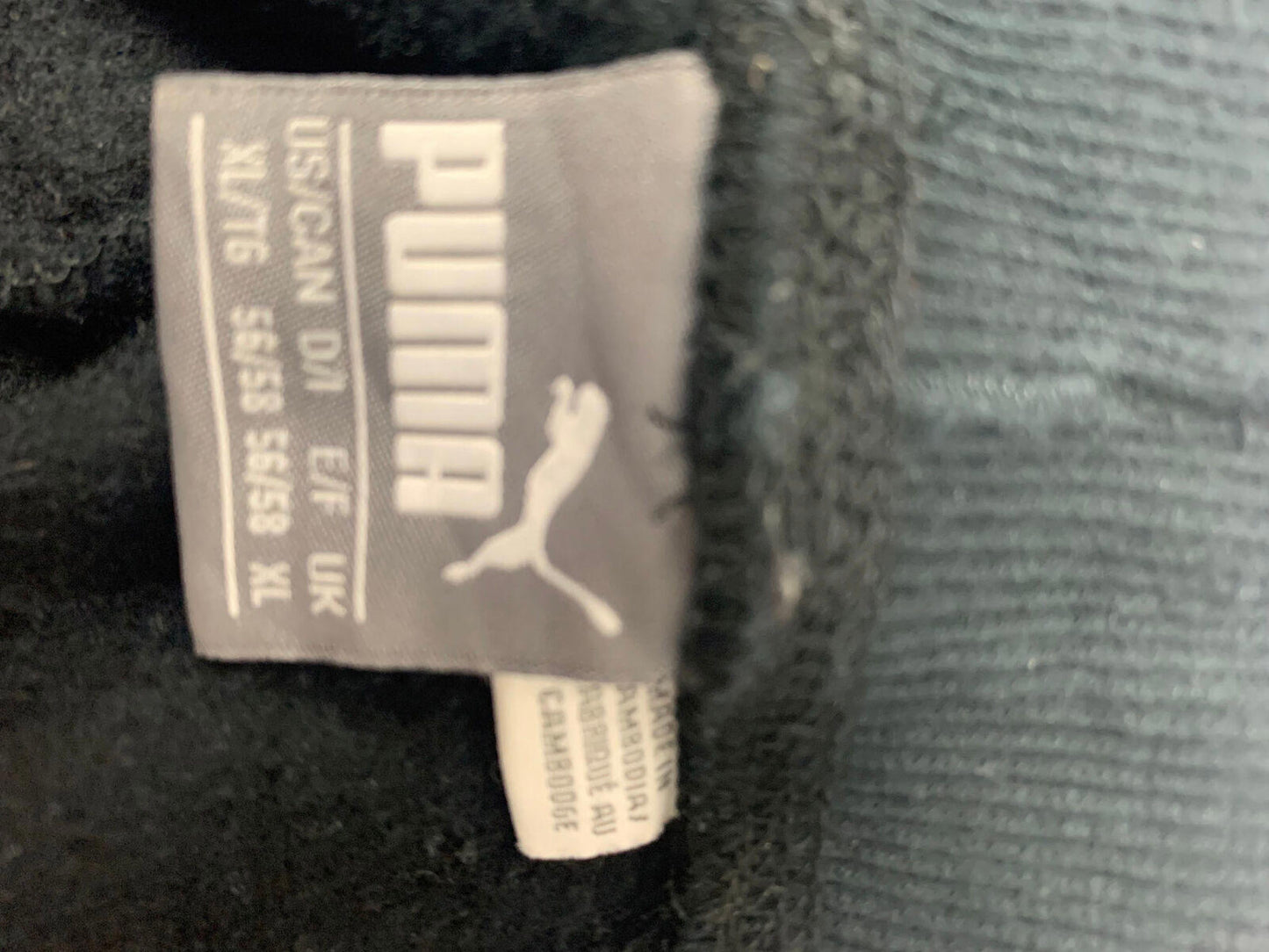 Women’s PUMA Joggers / Black / XL / Baggy Fit / Jogging Bottoms