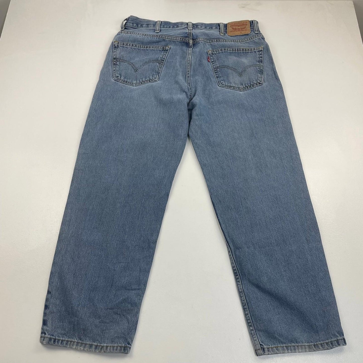 LEVI'S Relaxed Fit Jeans Light Wash Casual Classic Mens 38 X 30