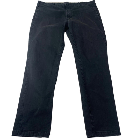 Levi Strauss Chino Trousers Regular Fit Classic Black Mens Size 36 x 30