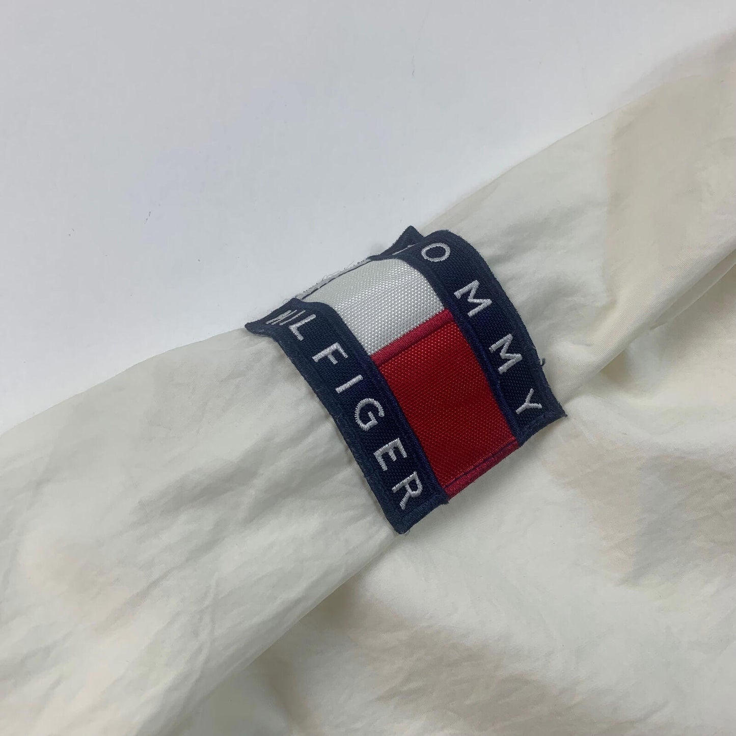 Men’s Vintage TOMMY HILFIGER Sailing Jacket / 90’s / Off White / Small / Spellou