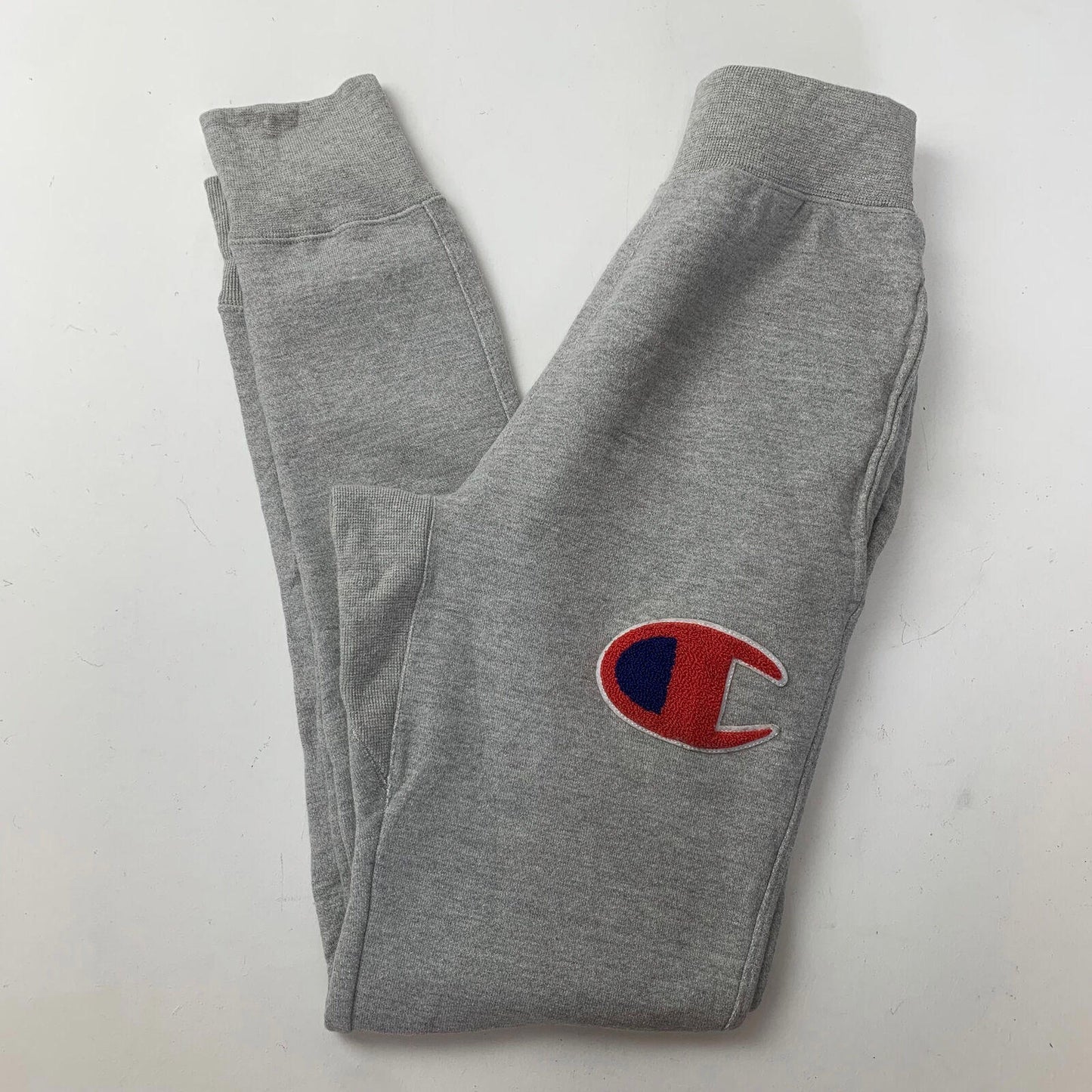 Womens CHAMPION Reverse Weave Tapered Joggers / Light Grey / XS / Extra Small