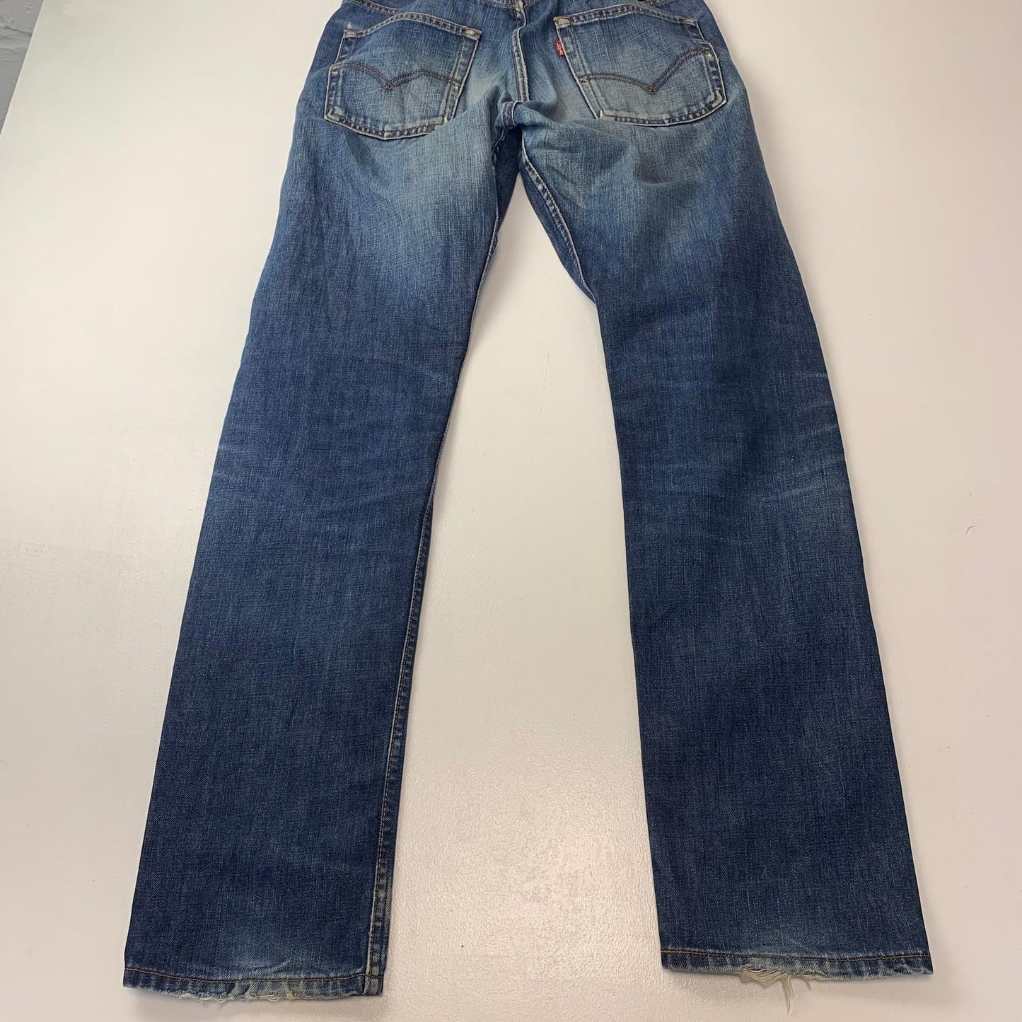 Levi Strauss & Co 505 Straight Leg Classic Blue Denim Jeans Mens W32 L34