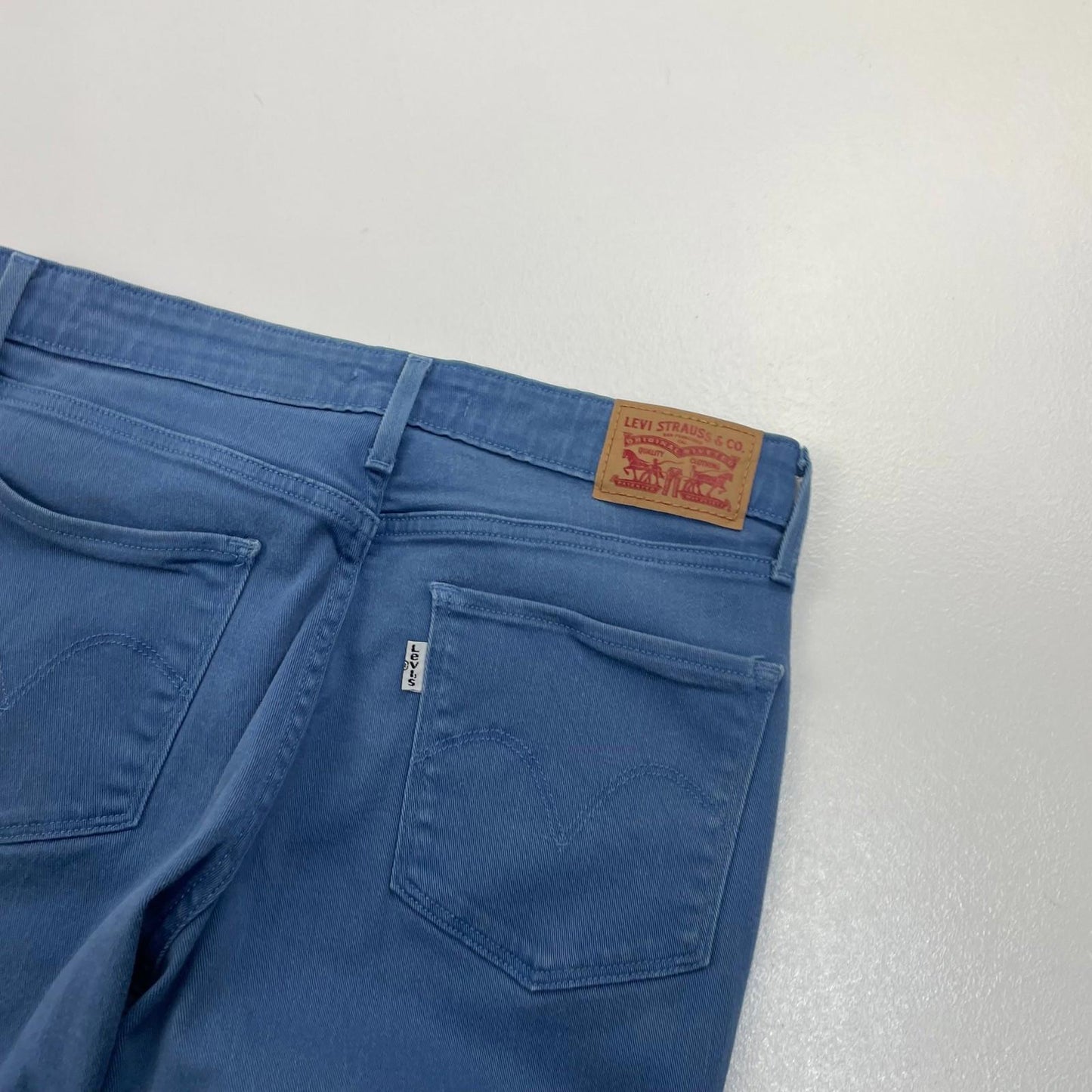 Levi's Mid Rise Skinny Blue Jeans Women's UK 8